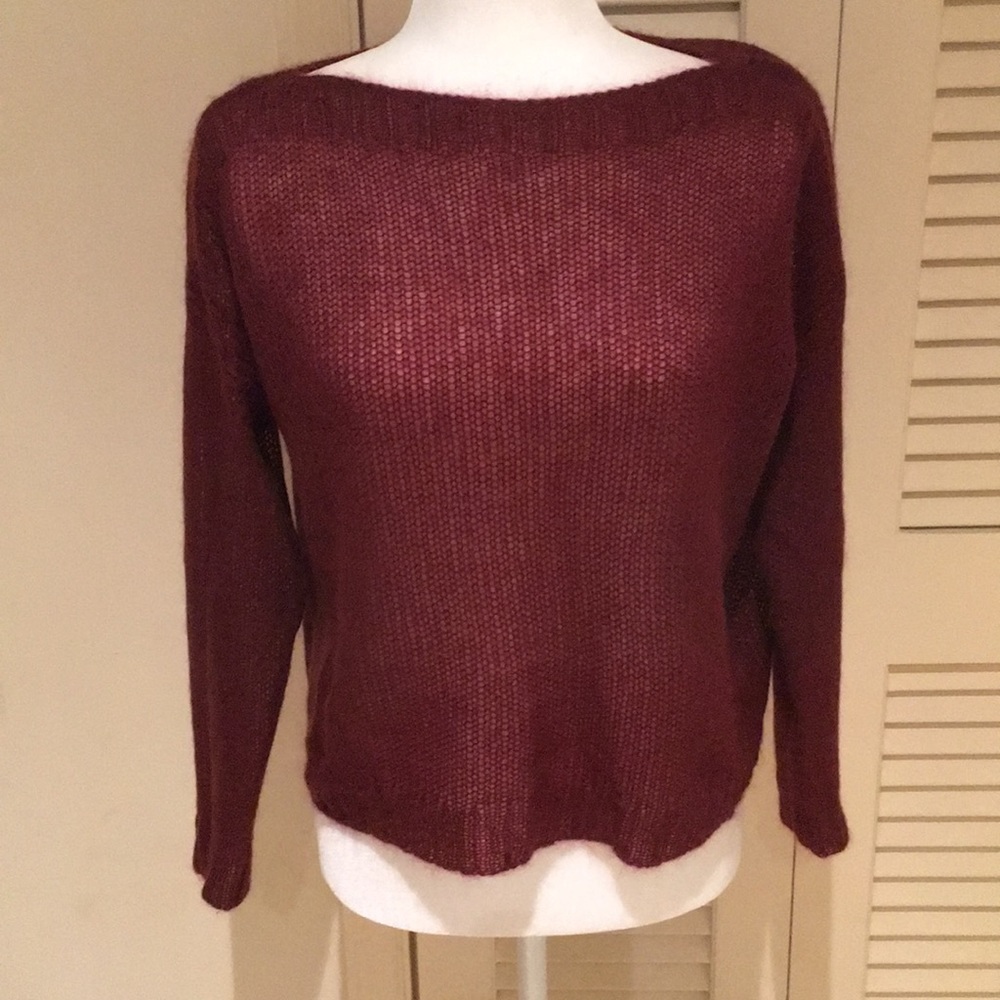 2010s Eileen Fisher Mohair Black Knit Vest